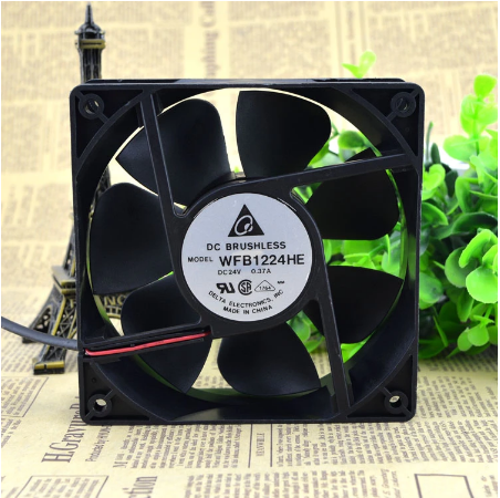 Original DELTA WFB1224HE Cooling Fan 24V 0.37A 8.88W 2wires WFB1224HE Fans